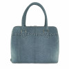 Python leather bag gray BG-262