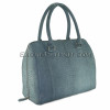 Python leather bag gray BG-262