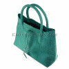 Python leather handbag green BG-270