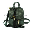 Black color python leather backpack BG-273