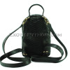 Black color python leather backpack BG-273