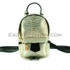 Gold python leather backpack BG-274