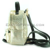 Gold python leather backpack BG-274