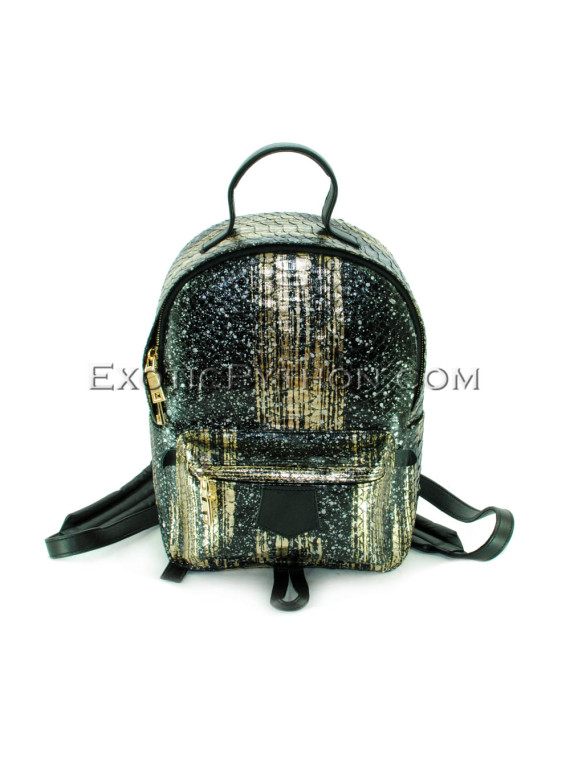 Python leather backpack BG-277