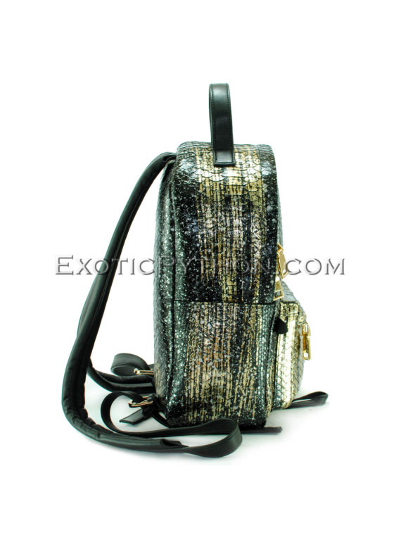 Python leather backpack BG-277