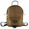 Brown color python leather backpack BG-279