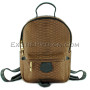 Brown color python leather backpack BG-279