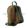 Brown color python leather backpack BG-279