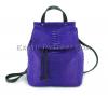 Purple python leather backpack BG-284