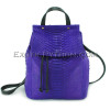 Purple python leather backpack BG-284