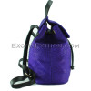 Purple python leather backpack BG-284