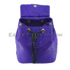 Purple python leather backpack BG-284