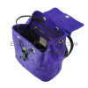 Purple python leather backpack BG-284