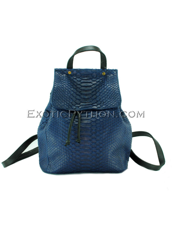 Python leather backpack BG-285