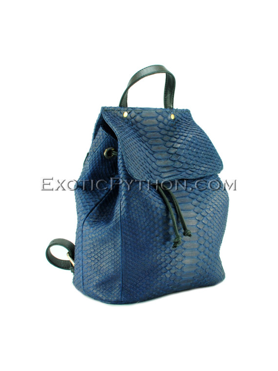 Python leather backpack BG-285