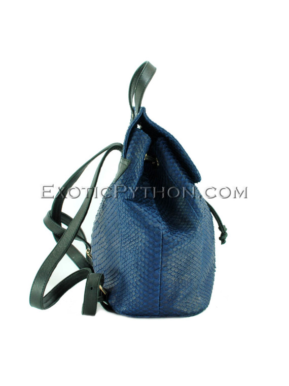 Python leather backpack BG-285