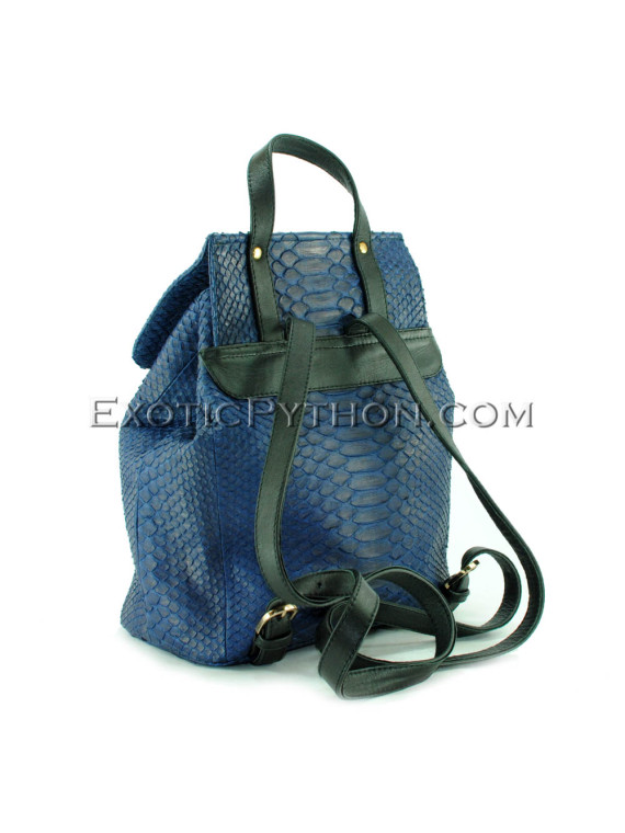 Python leather backpack BG-285