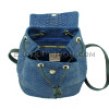 Python leather backpack BG-285