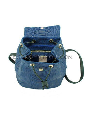 Python leather backpack BG-285