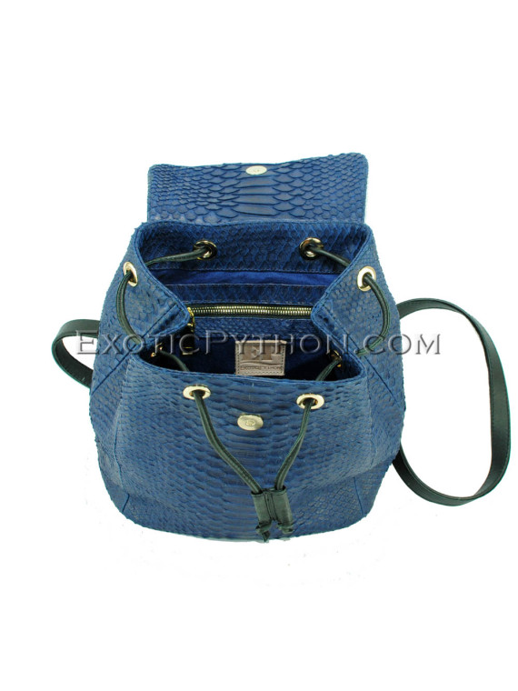 Python leather backpack BG-285