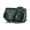 Crocodile leather crossbody bag black color BG-311