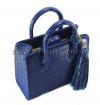  Crocodile leather bag blue color BG-312