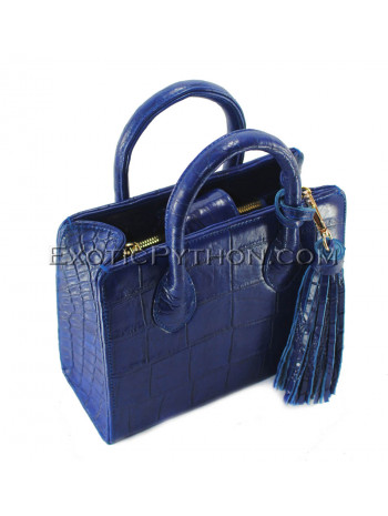  Crocodile leather bag blue color BG-312