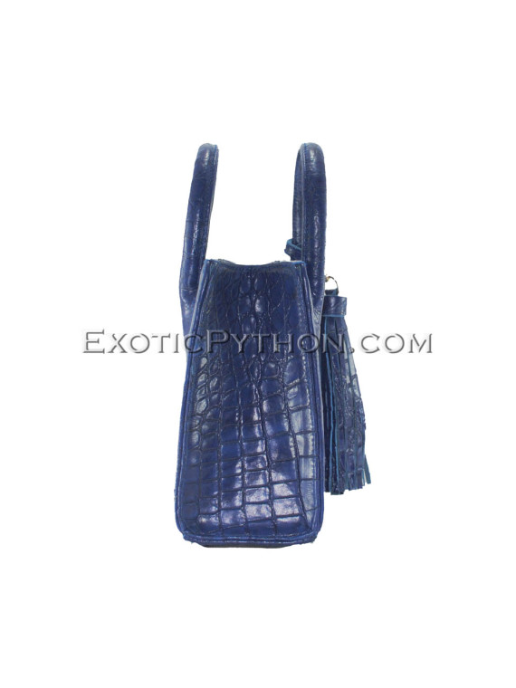  Crocodile leather bag blue color BG-312