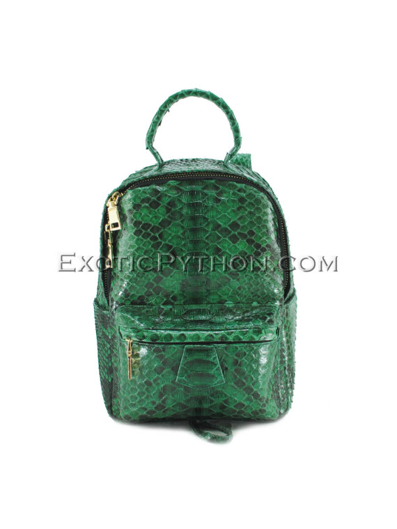 Python leather backpack BG-316