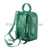 Python leather backpack BG-316