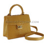 Python leather crossbody bag yellow color BG-317