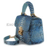 Python leather crossbody  bag BG-319