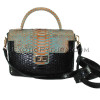 Python leather handbag multi color BG-321