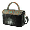 Python leather handbag multi color BG-321