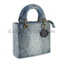 Python leather handbag BG-322