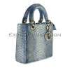 Python leather handbag BG-322