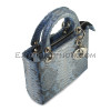 Python leather handbag BG-322