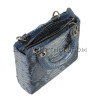 Python leather handbag BG-322