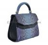 Python leather handbag BG-328