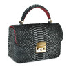 Python leather crossbody bag BG-329