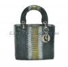 Python leather bag multi color BG-330