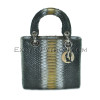 Python leather bag multi color BG-330