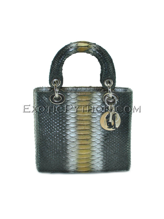 Python leather bag multi color BG-330