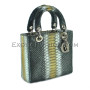 Python leather bag multi color BG-330