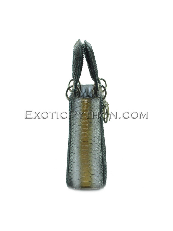 Python leather bag multi color BG-330