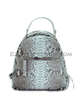 Python leather backpack natural color  BG-332