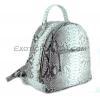 Python leather backpack natural color BG-332