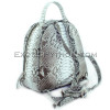 Python leather backpack natural color  BG-332