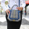 Python leather bag multi color  BG-335