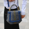 Python leather bag multi color  BG-335